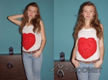 T-shirt H&M, http://www.monalizzka.pinger.pl/