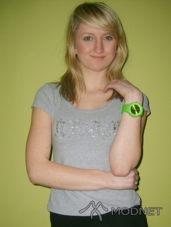 T-shirt Diverse, Karolinka Opole; Bransoleta jelly watch, http://www.allegro.pl