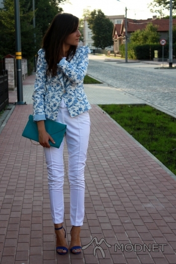 Spodnie New Look, Second Hand Mielec; Marynarka Zara, Second Hand Mielec; Torebka Mohito, Bonarka City Center Kraków